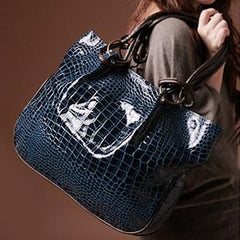 Fashion Stone Pattern and Metal Design Women's Shoulder Bag