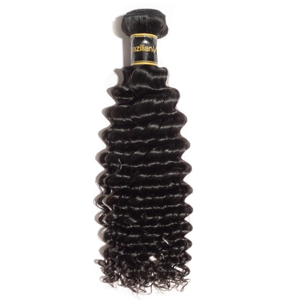 10A Luxury Deep Curly Brazilian Hair Bundles
