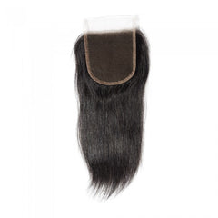 4 X 4 Straight Free Parted Lace Closure