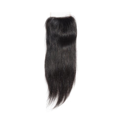 4 X 4 Straight Free Parted Lace Closure