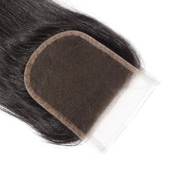 4 X 4 Straight Free Parted Lace Closure