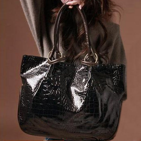 Fashion Stone Pattern and Metal Design Women's Shoulder Bag