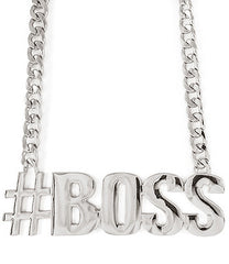 NECKLACE / HASHTAG / BOSS / METAL CASTING