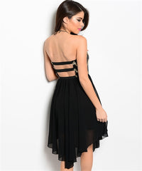 BLACK GOLD EVENING DRESS