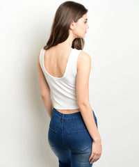 White & Black Top