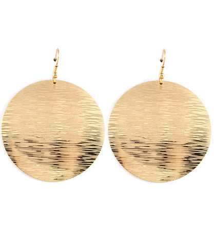 EARRING / FISH HOOK / TEXTURE / METAL CASTING