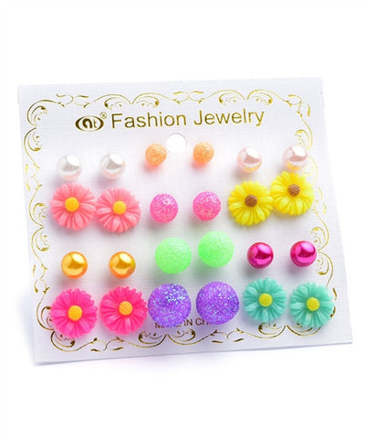 PEARL & DAISY SHAPE EARRINGS