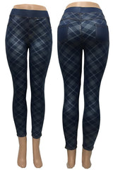 Faux Leather Design Pants/ Leggings