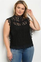 Black Plus Size Top