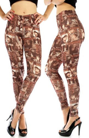 Fashionable Animal Print Leggings